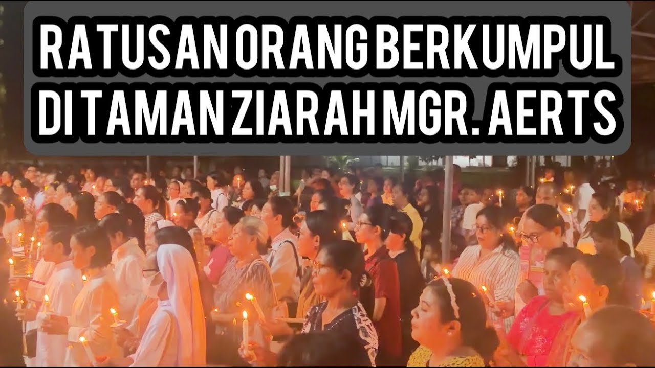 RATUSAN ORANG BERKUMPUL DI TAMAN ZIARAH MGR. JOANNES AERTS LANGGUR |ADA APA ?