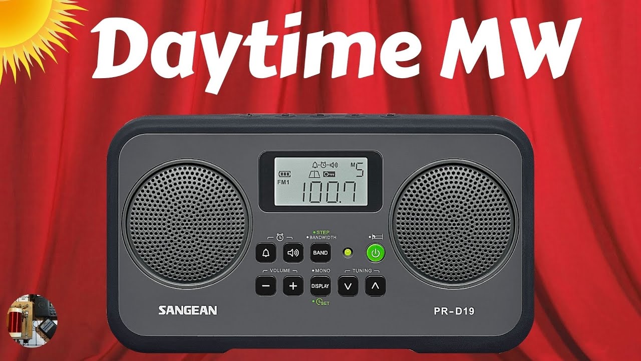 Sangean PR-D19 AM FM Stereo Radio Daytime MW