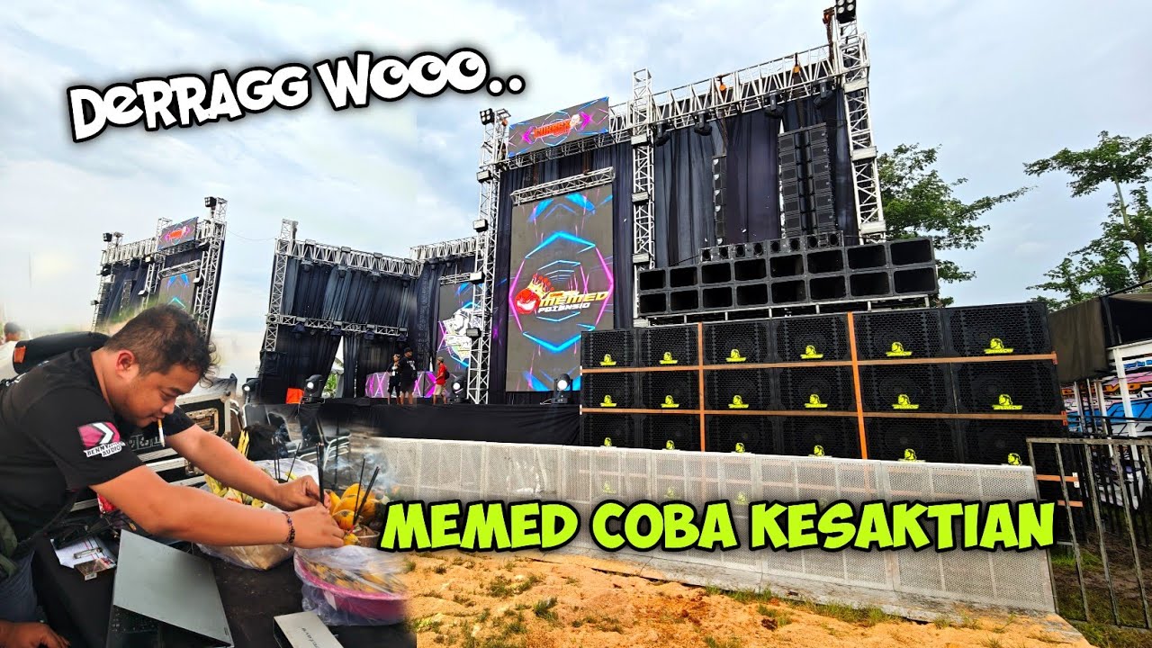 Memed punya potensi jadi pawang Hujan,,Drag Mini Pakai Speaker ini Cocok Banget 