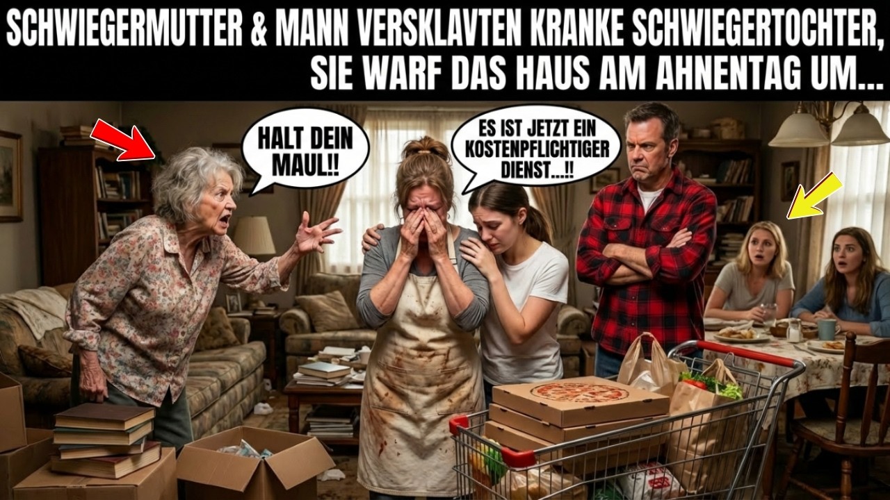 Krank und wie eine Sklavin behandelt, zerstörte sie ihr Gedenkessen