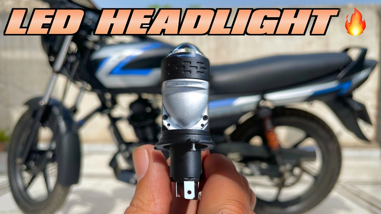 Projector Headlight Bulb Installation in Bajaj CT 100 Bike | CT 100 headlight change