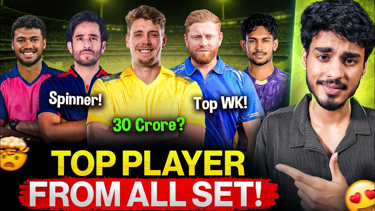 *CRAZY AUCTION PREDICTIONS* 😱 One TOP 🔥🤩 Player from all SET | #IPL2026 Auction | Cric Point
