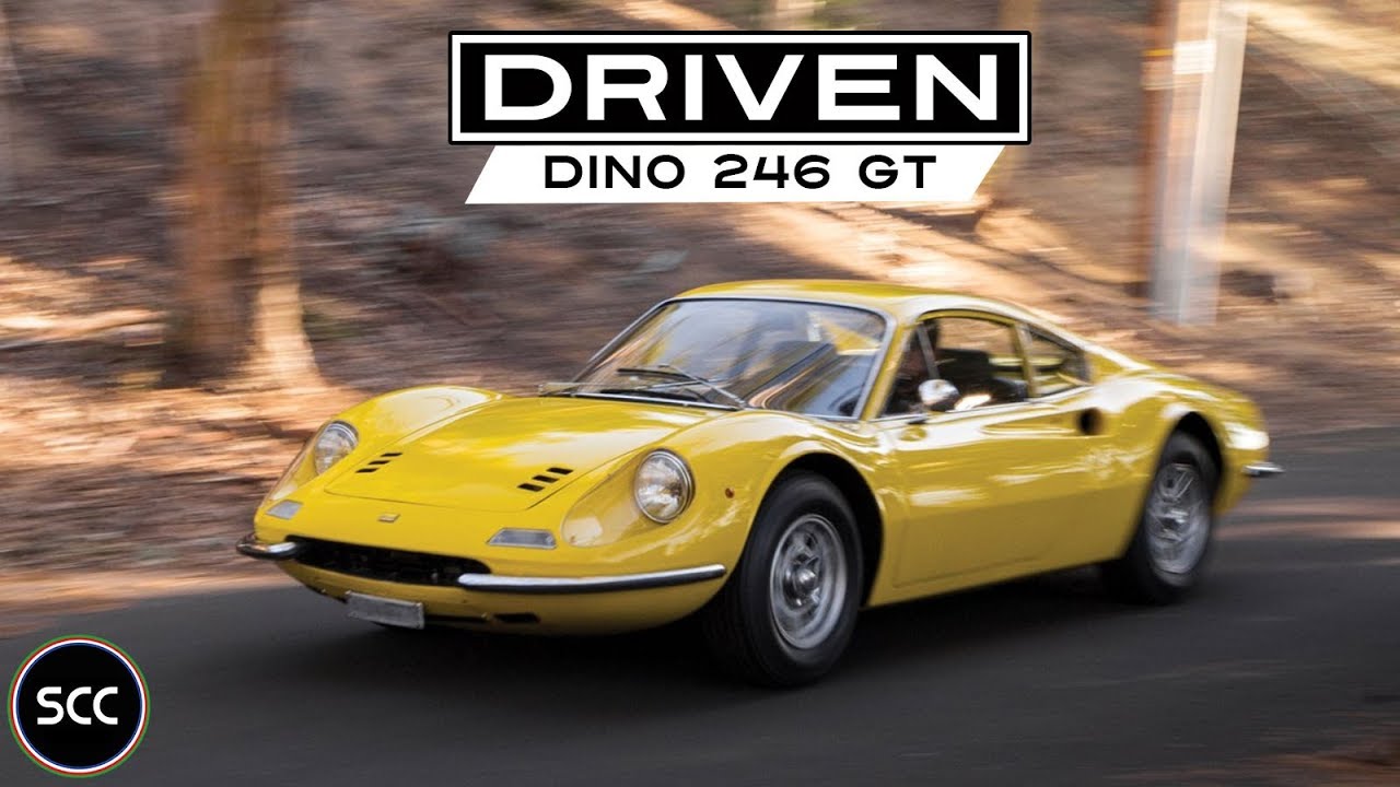 FERRARI 246 GT | 246GT DINO 1971 - Test drive in top gear - V6 Engine sound | SCC TV