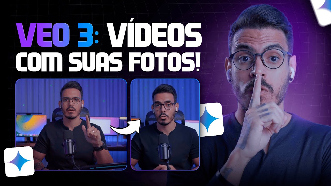 NOVO: VEO 3 Cria Vídeos COM SUAS FOTOS e IMAGENS! (+ PROMPT MESTRE)🔥