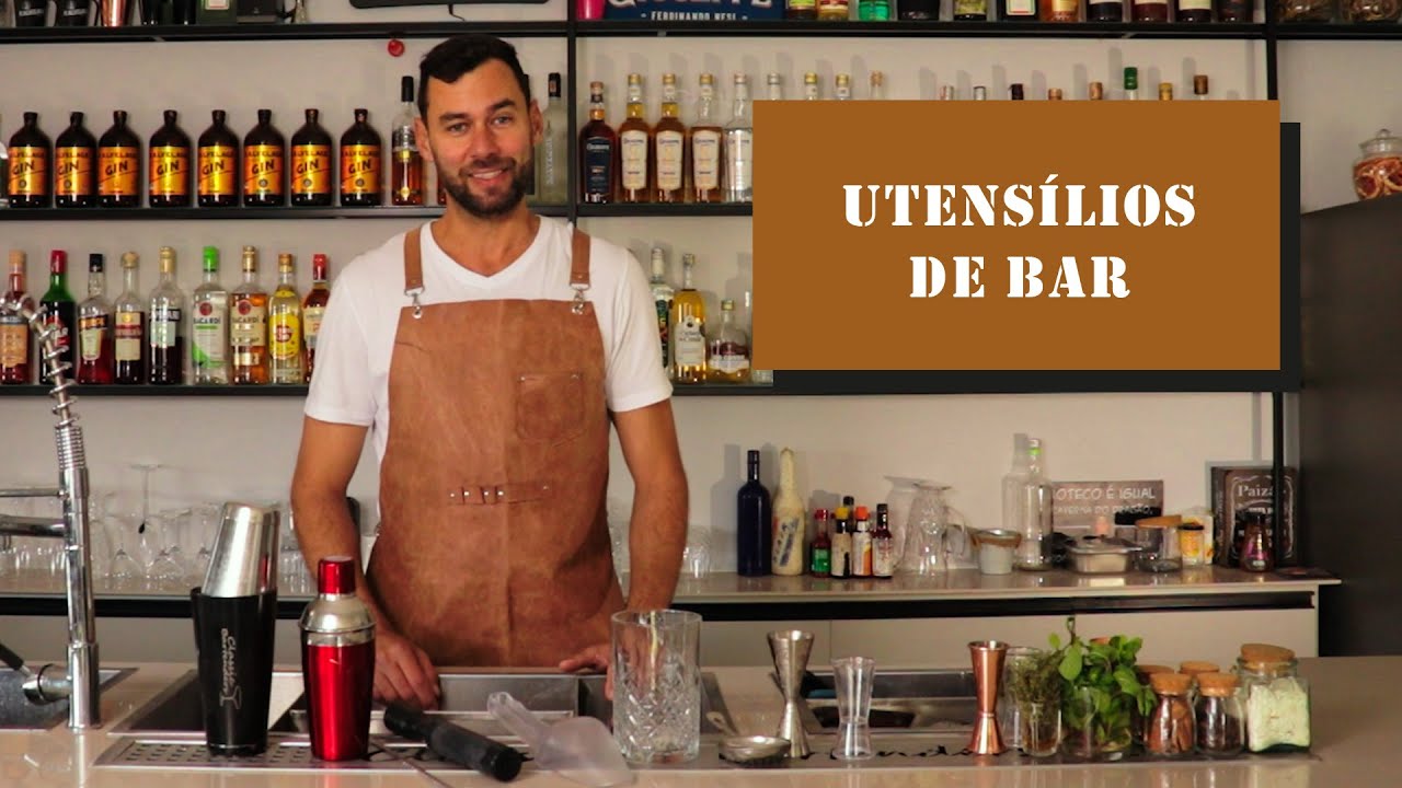 Começar na Coquetelaria l Utensílios Básicos Para seu Bar #drink