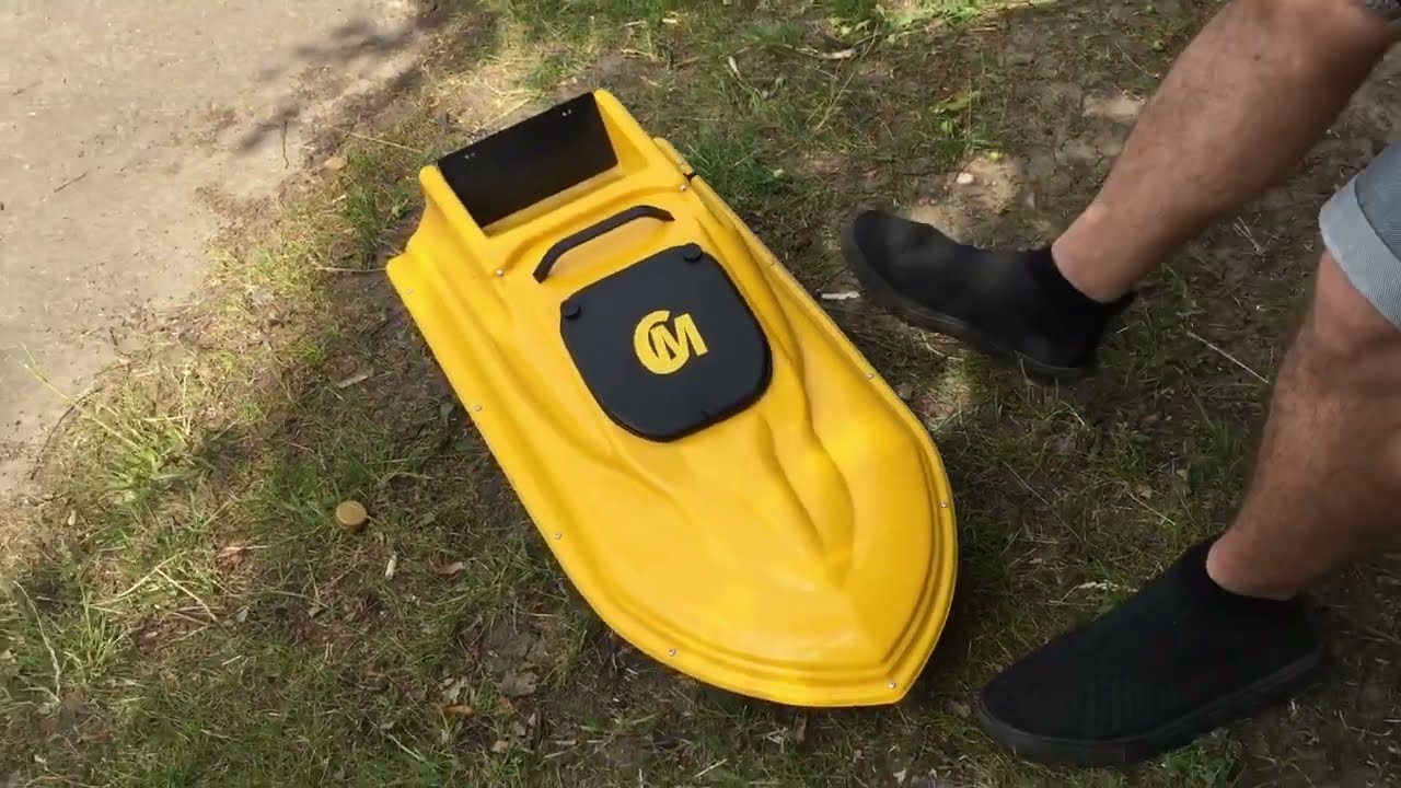 Випробовуємо кораблик для рибалки CarpMaster 800 мотор Falcon 5010. Максимальна комплектація.