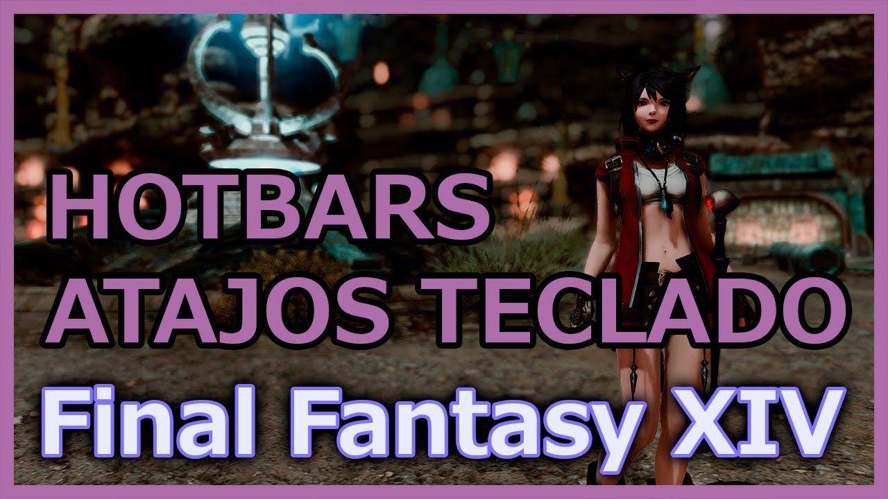 FFXIV: Configuración HOTBARS y ATAJOS DE TECLADO para habilidades