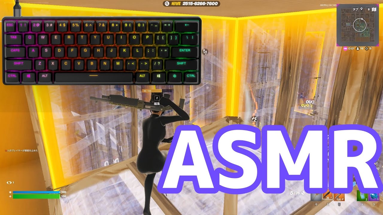 【ASMR】 APEXPRO MINI キーボード打鍵音