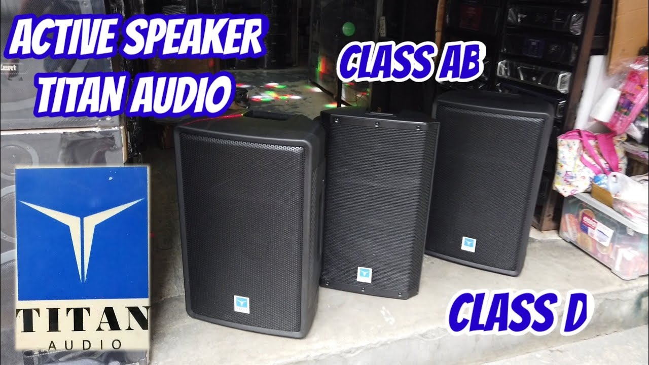 TITAN AUDIO ACTIVE & PASSIVE SPEAKER WITH BLUETOOTH,NAPAKALINAW NG TUNOG @EDLIM ELECTRONIC CENTER,