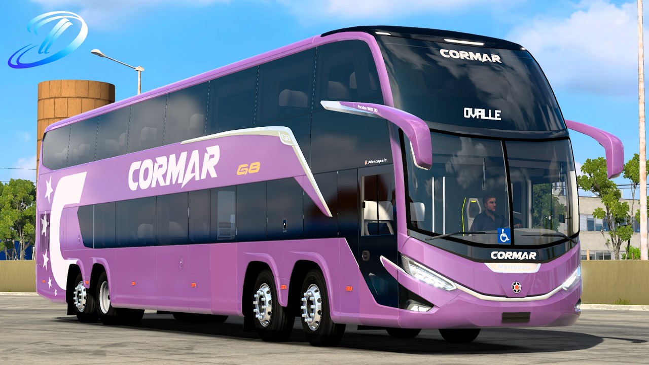 ETS2 1.58 | BUS MOD | MARCOPOLO PARADISO G8 1800 DD 8x2