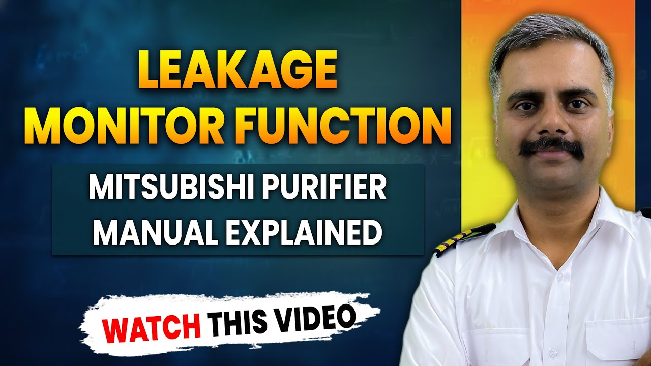 Mitsubishi Purifier Leakage Monitor Function | Full Explaination