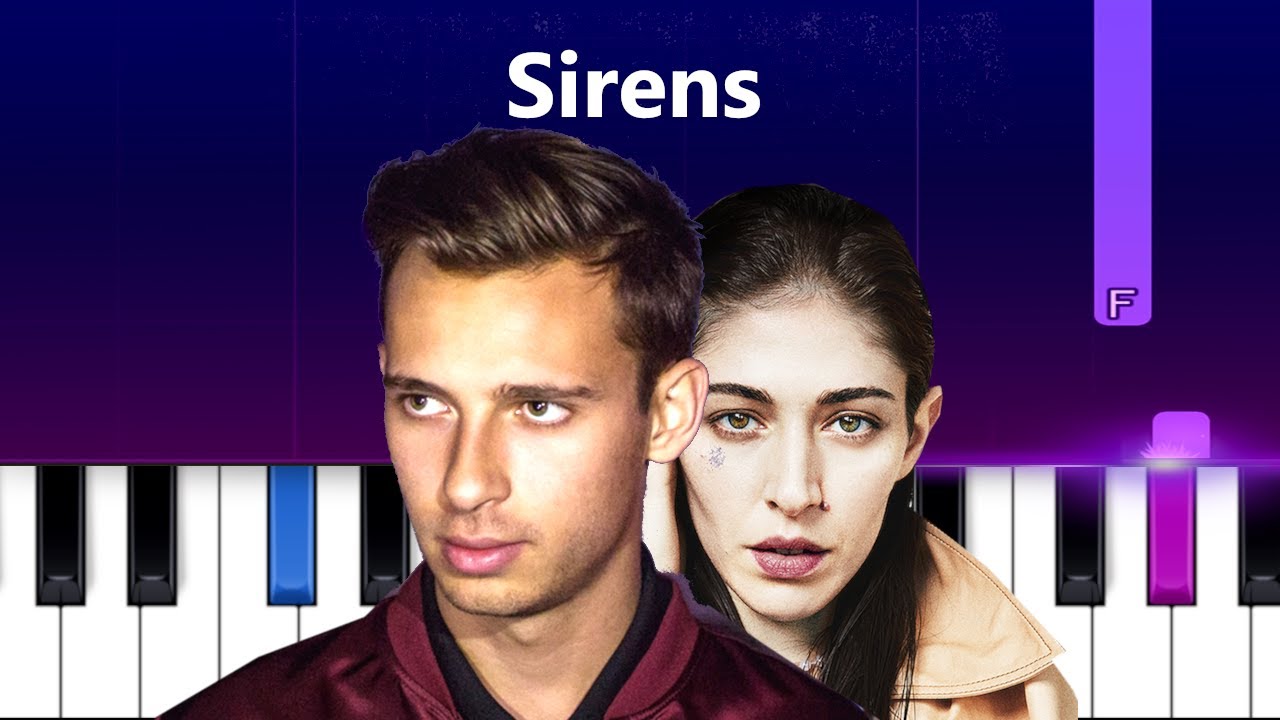 Flume ft Caroline Polachek - Sirens  (Piano Tutorial)