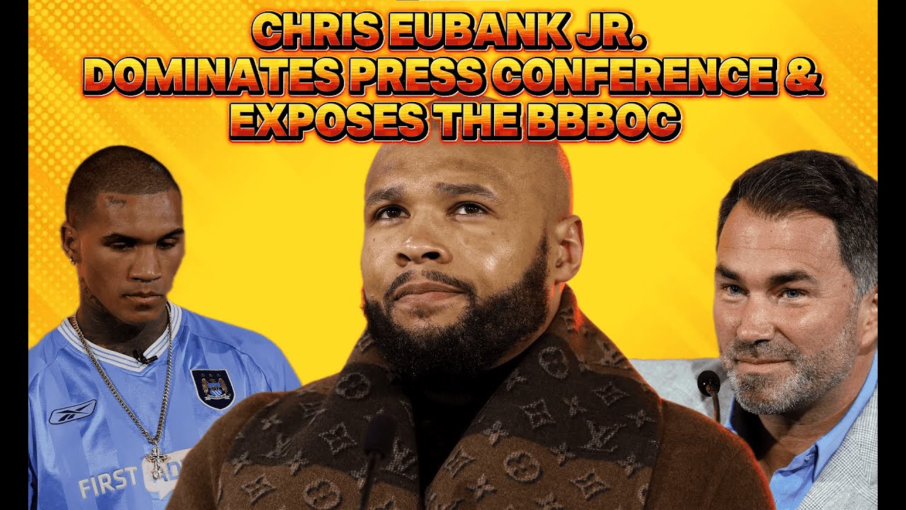 Chris Eubank Jr. DOMINATES Presser & EXPOSES The BBBoC! #chriseubankjr #boxing #eddiehearn