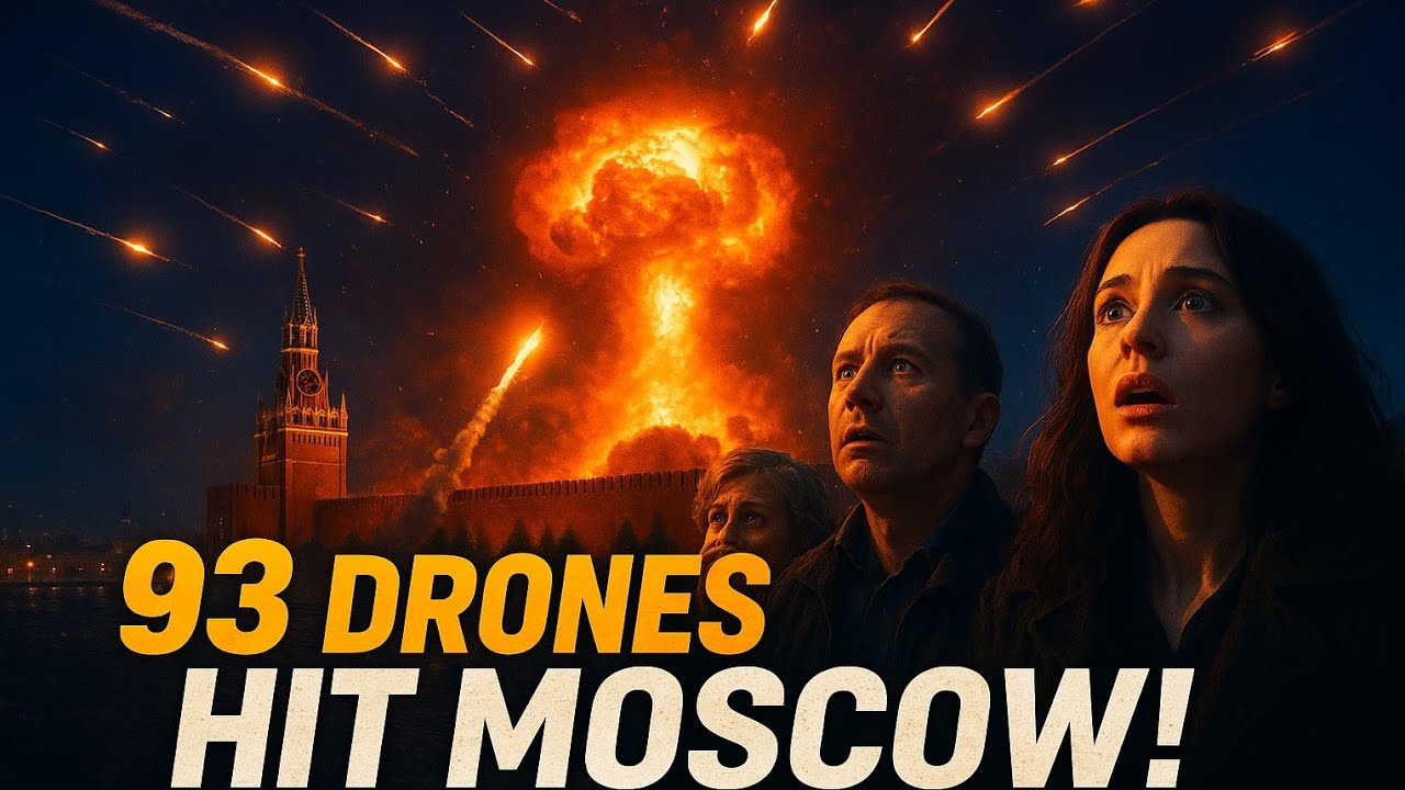 93 Ukrainian Drones HIT Moscow &ndash; Full Breakdown of the Massive Strike!#warscope #russiaukrainewar 
