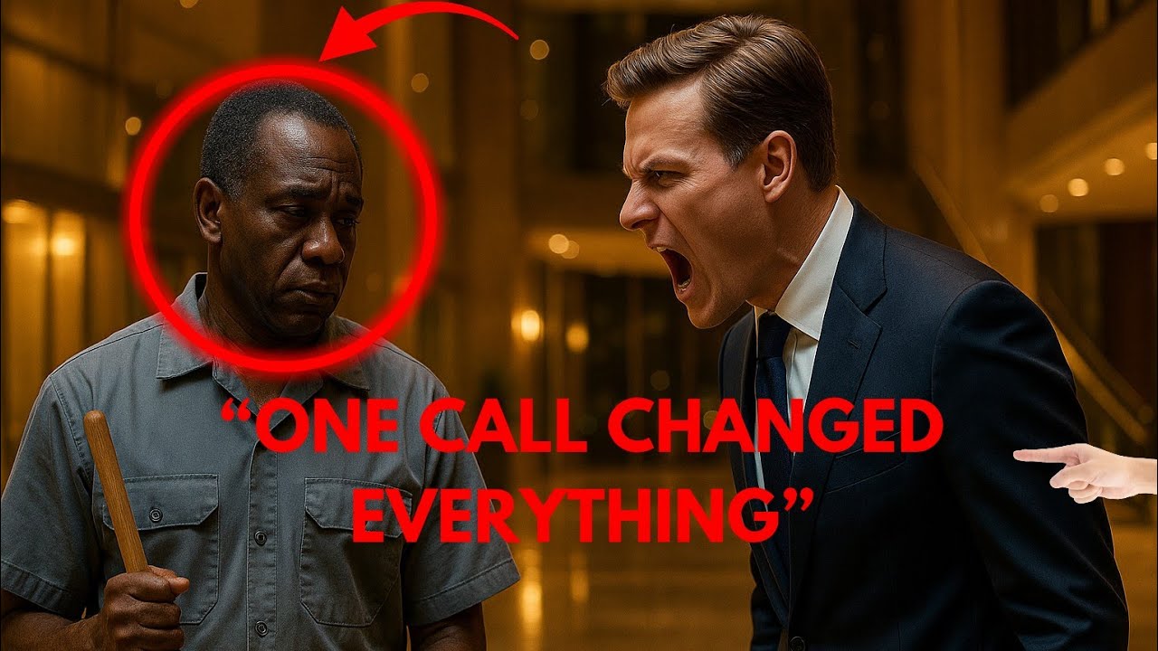 Black Janitor Humiliated by CEO — One Phone Call Ends His Career