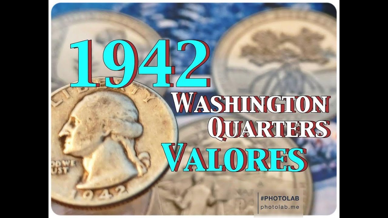 (s) Monedas 1942 Washington Quarter Valores y Precios