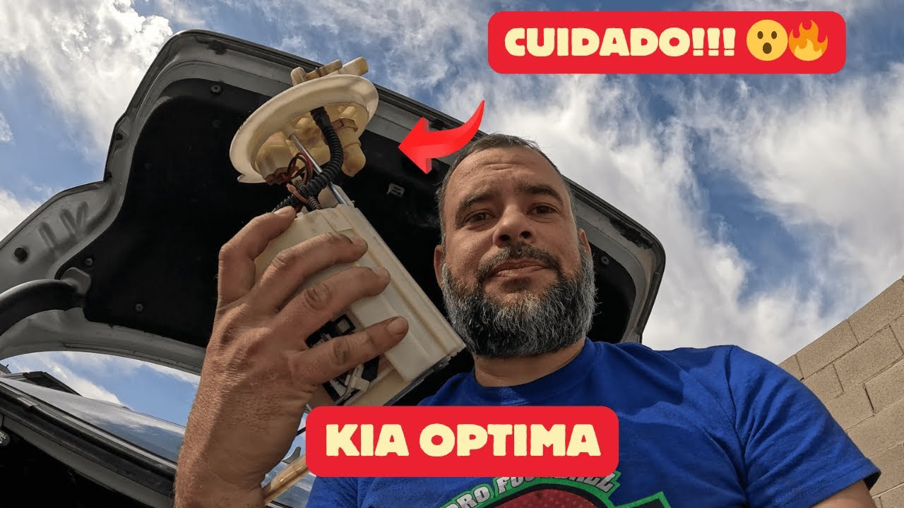BIG GAS LEAK!!!! 😮🔥Kia Optima FUEL PUMP REPLACEMENT