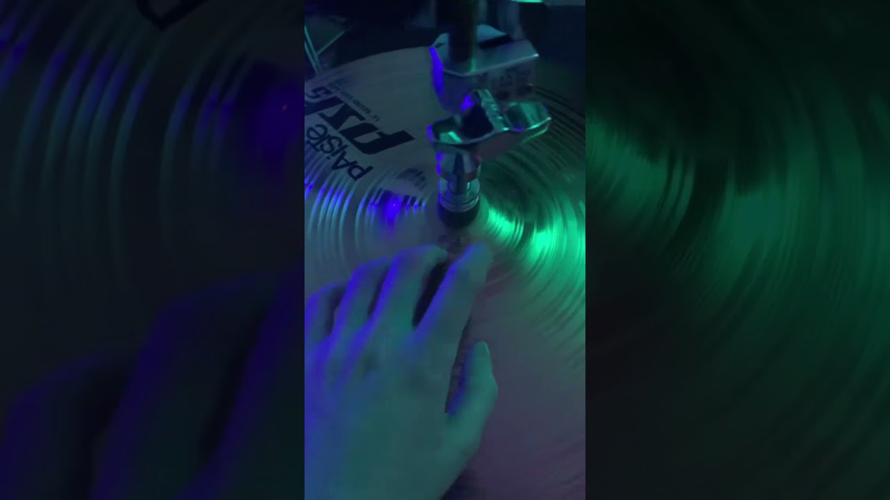 ASMR on a drum set 🥁 #asmr #asmrsounds #drums #lofiasmr #asmrsleep #paistecymbals #asmrtapping