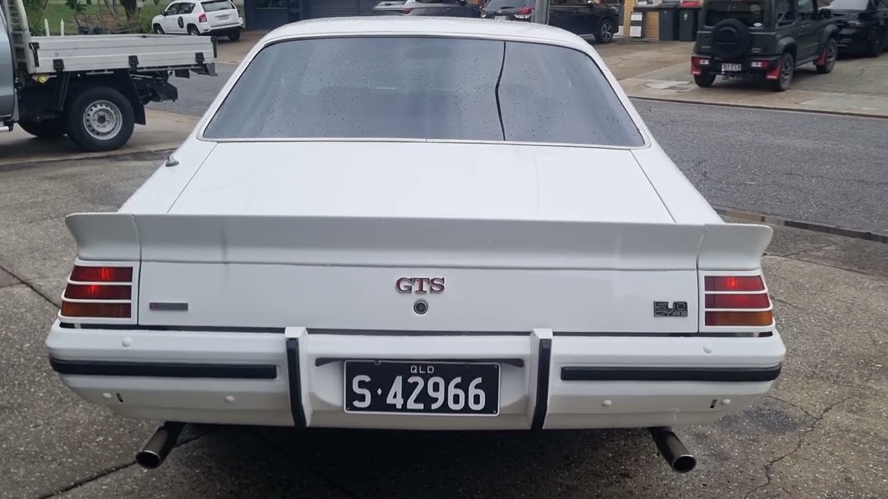 Holden 1977 HZ GTS Monaro walkaround video