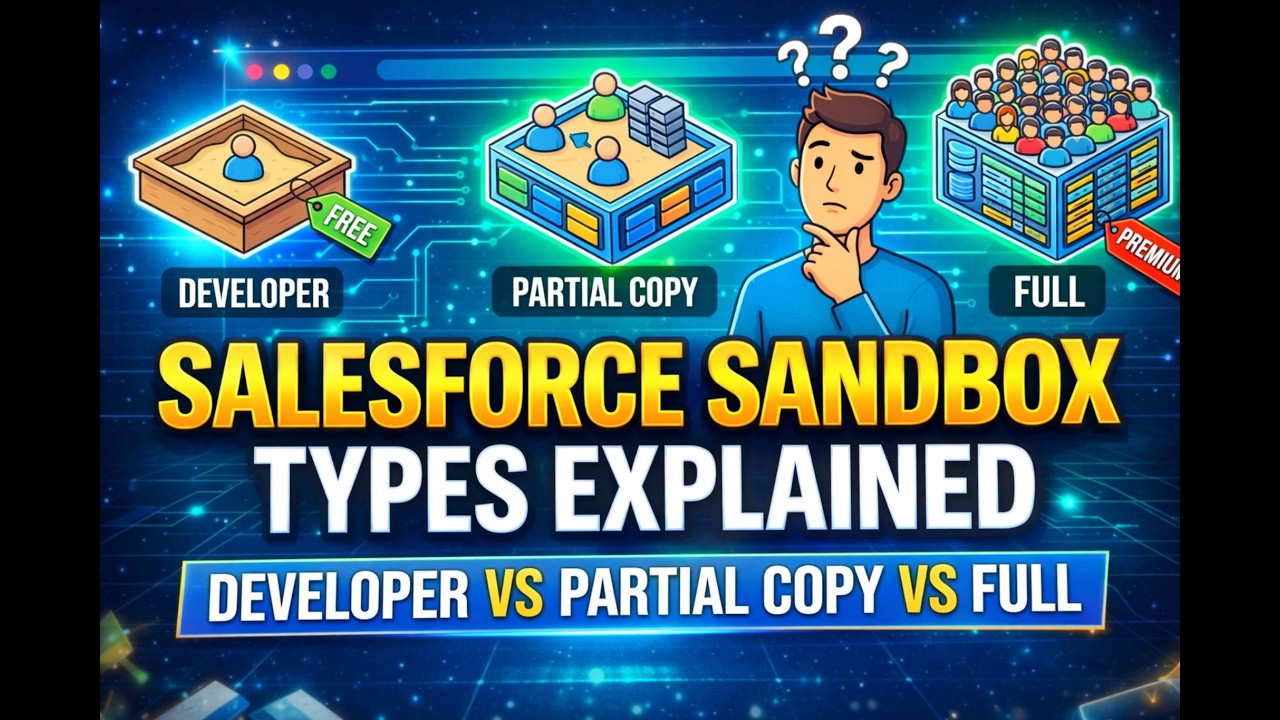 Salesforce Sandbox Types Explained | Developer vs Partial vs Full | Salesforce BA Certification