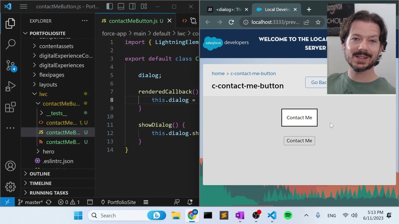 Salesforce LWC/LWR Portfolio Site Tutorial Part 3: Contact Form