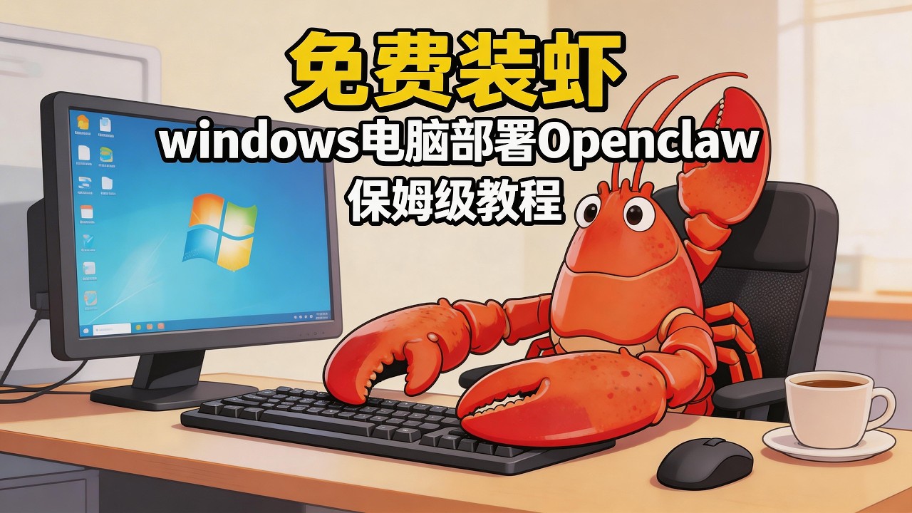windows电脑安装部署openclaw小龙虾教程