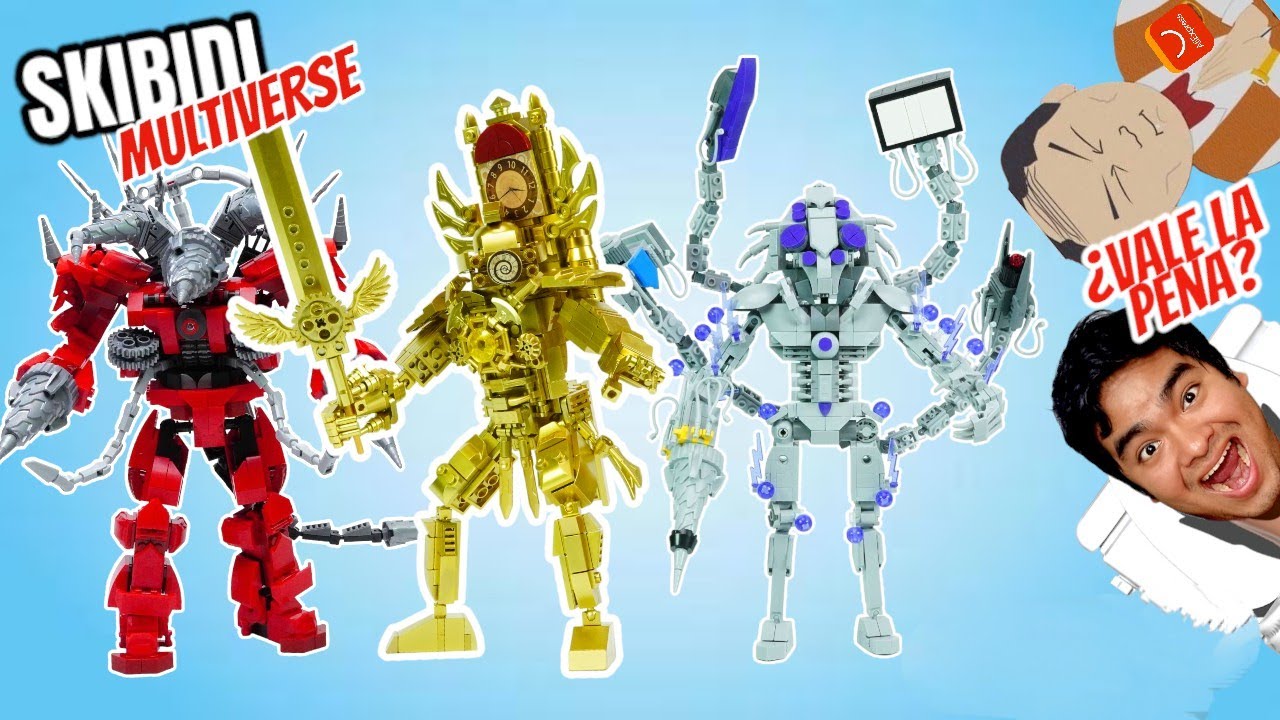 TODOS los  TITANES SKIBIDI MULTIVERSE que COMPRE en Aliexpress !