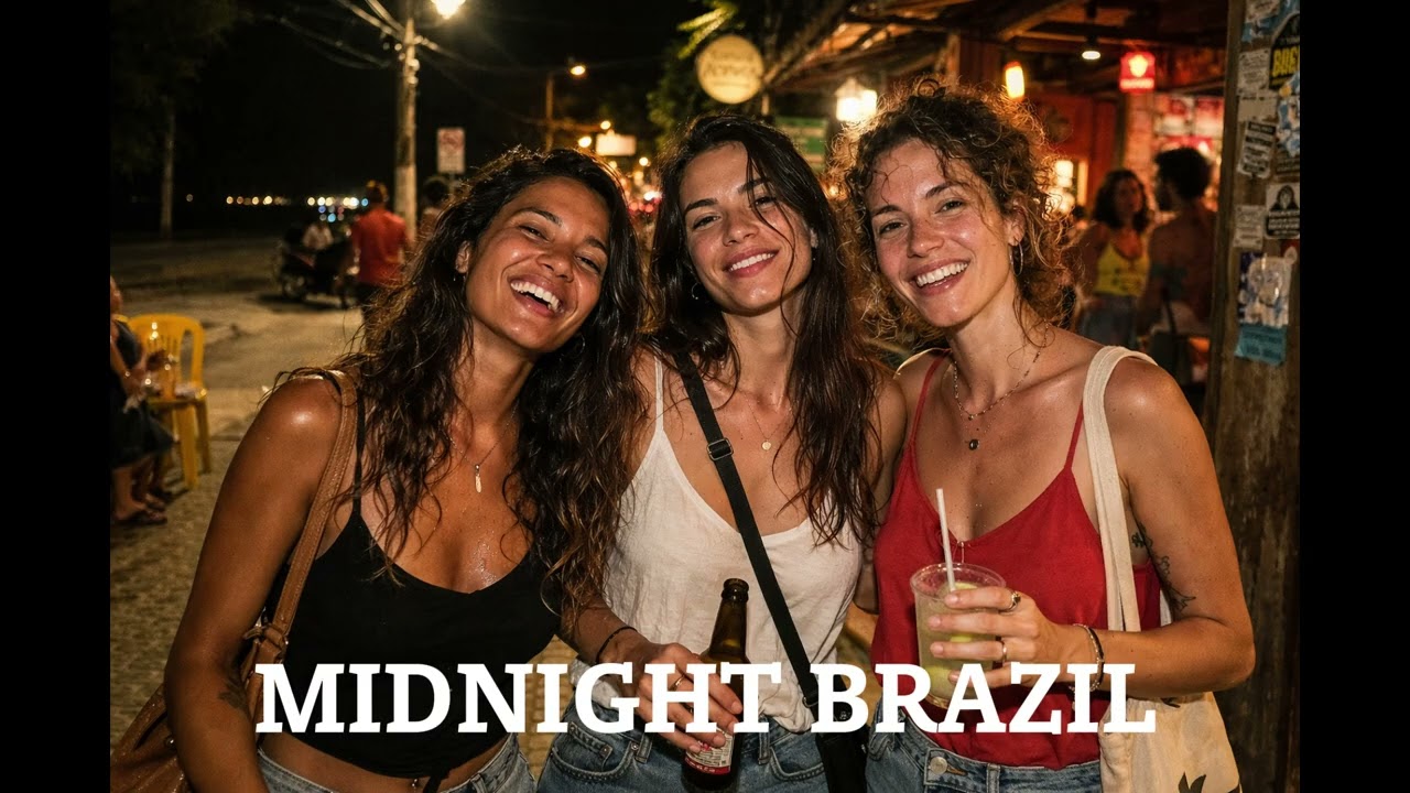 Brazilian Late Night Vibes 🇧🇷 | After Midnight Streets & Slow Dancing | Music in Portuguese