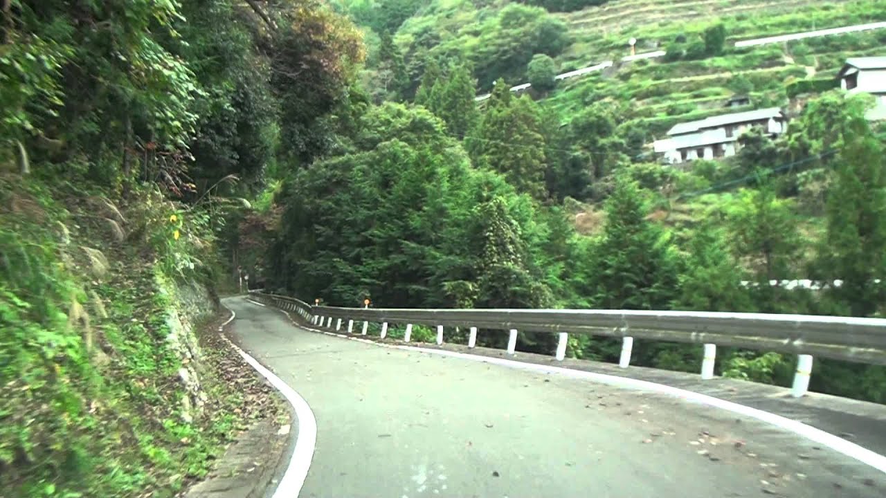 旧国道439号（438号）　府能隧道旧道　後半　徳島県神山町～佐那河内村