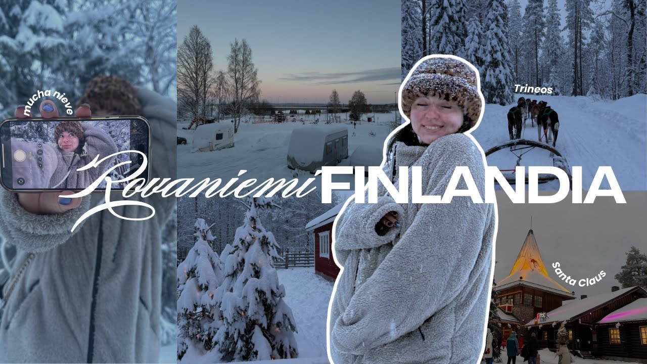 ROVANIEMI: paseo en trineo, mucha nieve y conocimos a Santa Claus