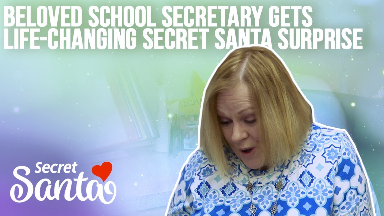 Beloved school secretary gets a life-changing gift from a Secret Santa