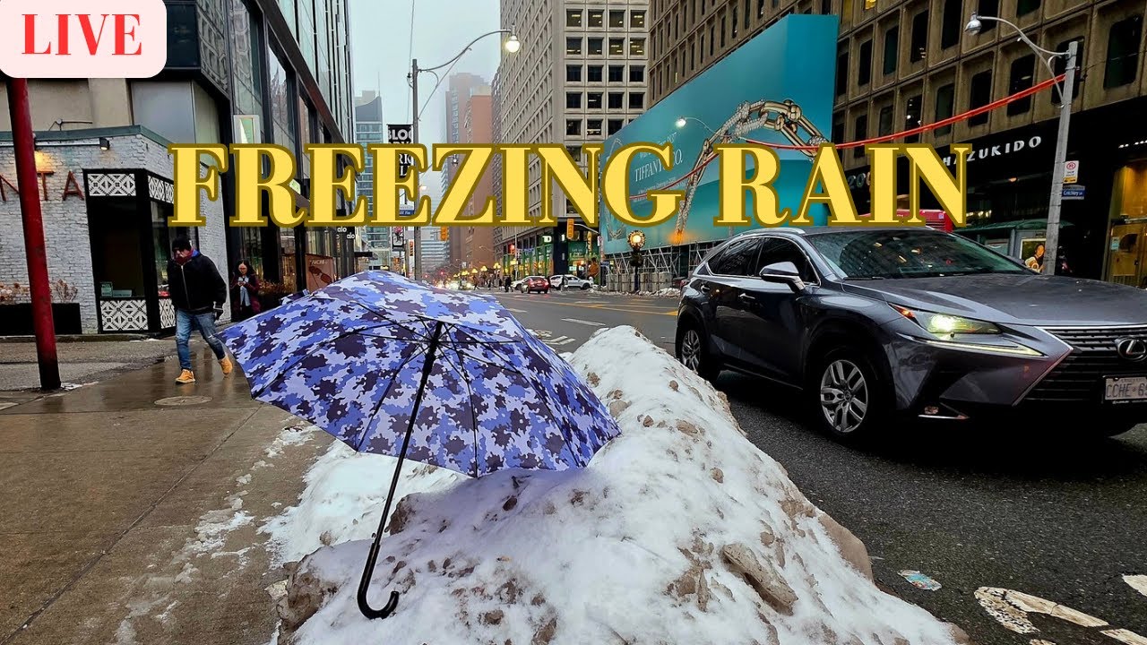 Tuesday Live 🔴 Freezing Rain Warning Walk