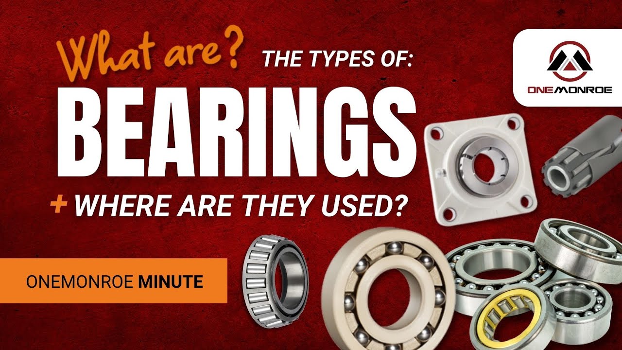Different Types of Bearings and Where They Are Used: Ball, Roller, and Thrust Bearings