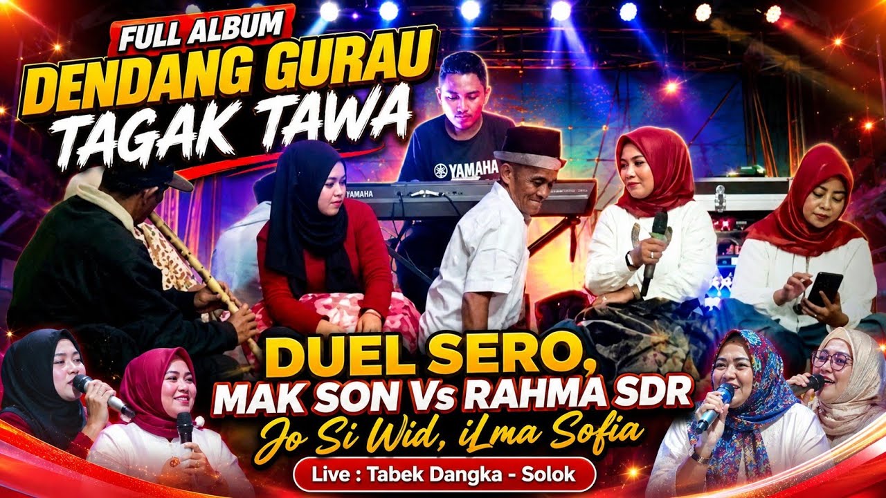 Full Dendang Bagurau Mak Son Vs Saluang Rahma Solok