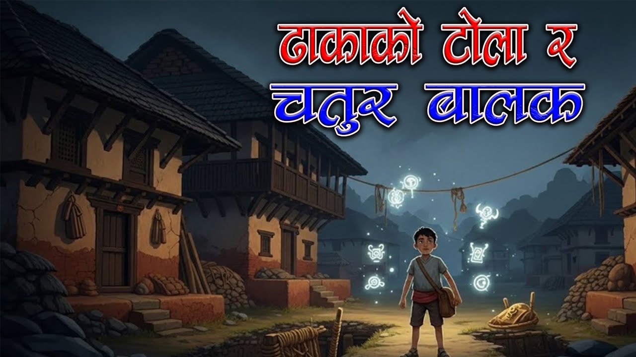 “ढाकाको टोला र चतुर बालक  | Nepali Lok Katha | नेपाली लोक कथा | Nepali Lok Katha | Nepali Katha
