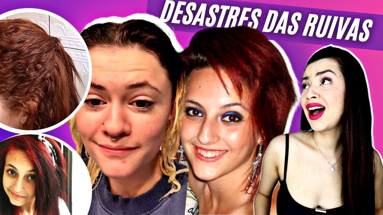 CABELO DERRETENDO, CORTE QUÍMICO E SHAMPOOZADA DAS RUIVAS - CASOS DE INSCRITAS⚠️