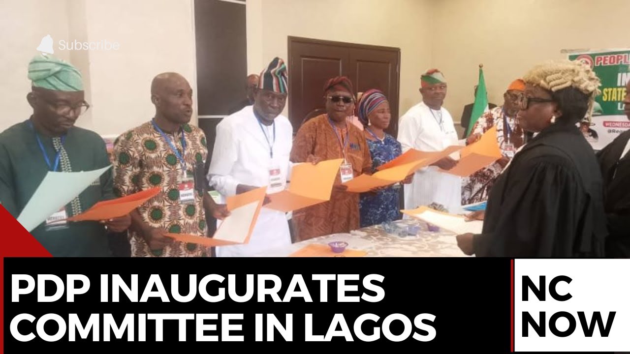 Lagos PDP Inaugurates Caretaker Committee, Sets January 9 Congress Date