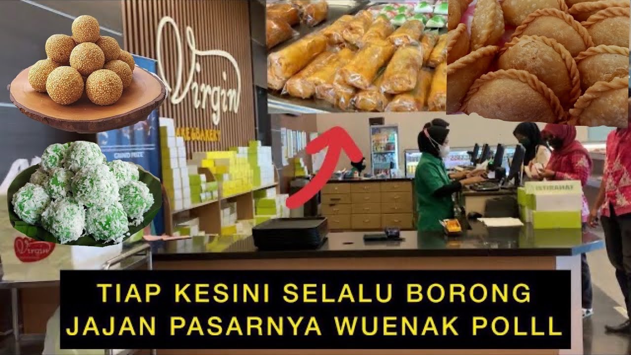 BORONG JAJAN PASAR DI TOKO ROTI VIRGIN, Rasanya JUARA!!!!!