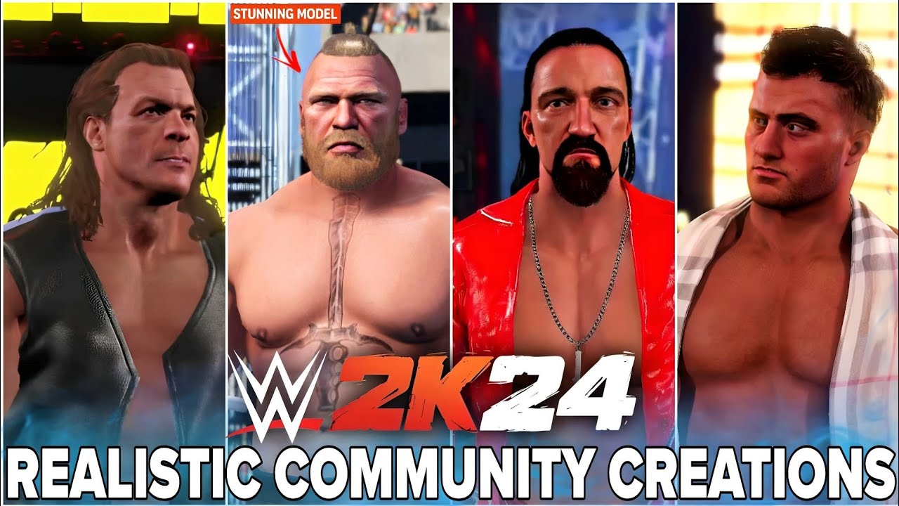 WWE 2K24 Insane REALISTIC Community Creations To Download It NOW !
