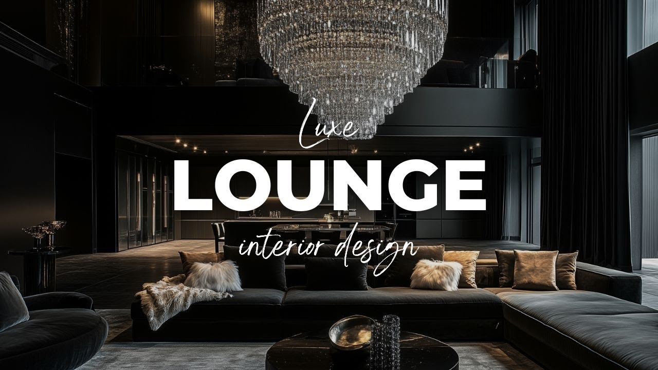 Luxe Lounge Interior Design: Secrets to Deep, Rich, and Cozy Luxury [4K]