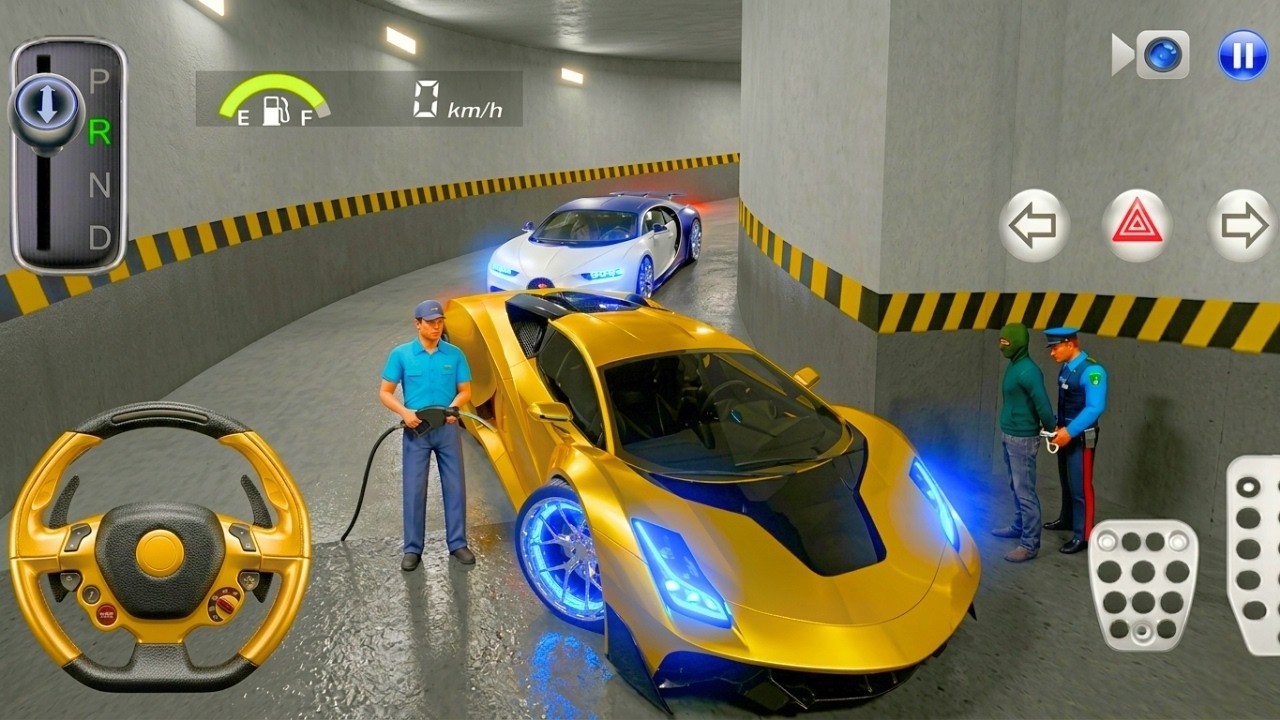 New Gold Supercar Extreme Hard Parking Challenge - 3D Driving Class 2026 Android iOS Gameplay