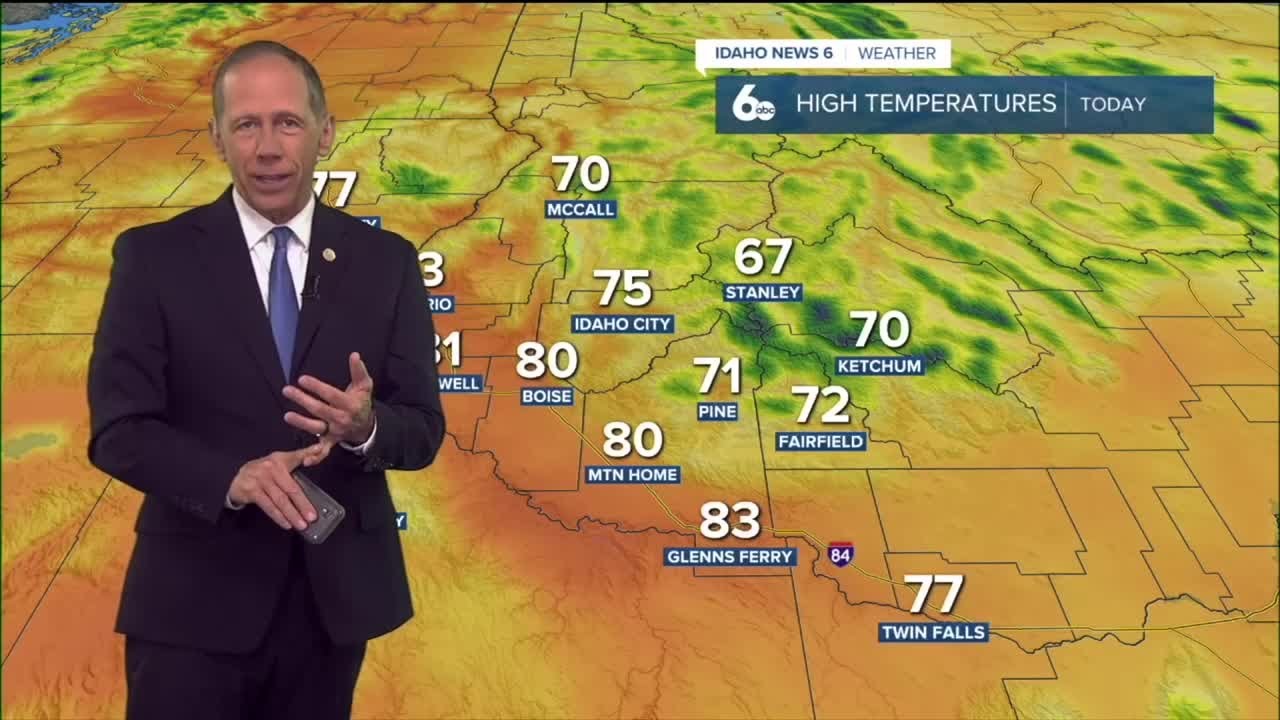 Прогноз погоды от Скотта Дорвала для Idaho News 6.