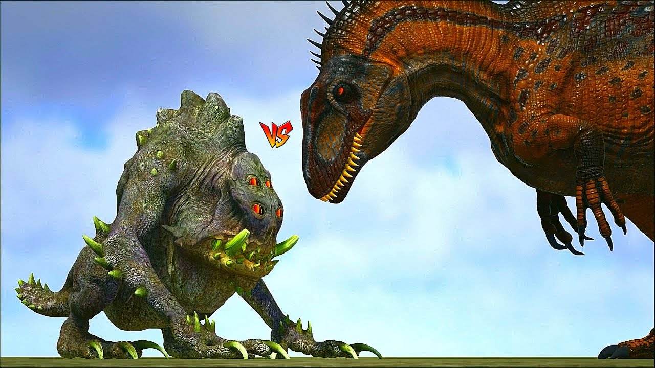 Ark Survival - SHMERGHAZBERG vs LARGE CREATURES/DINOS  [Ep.485]