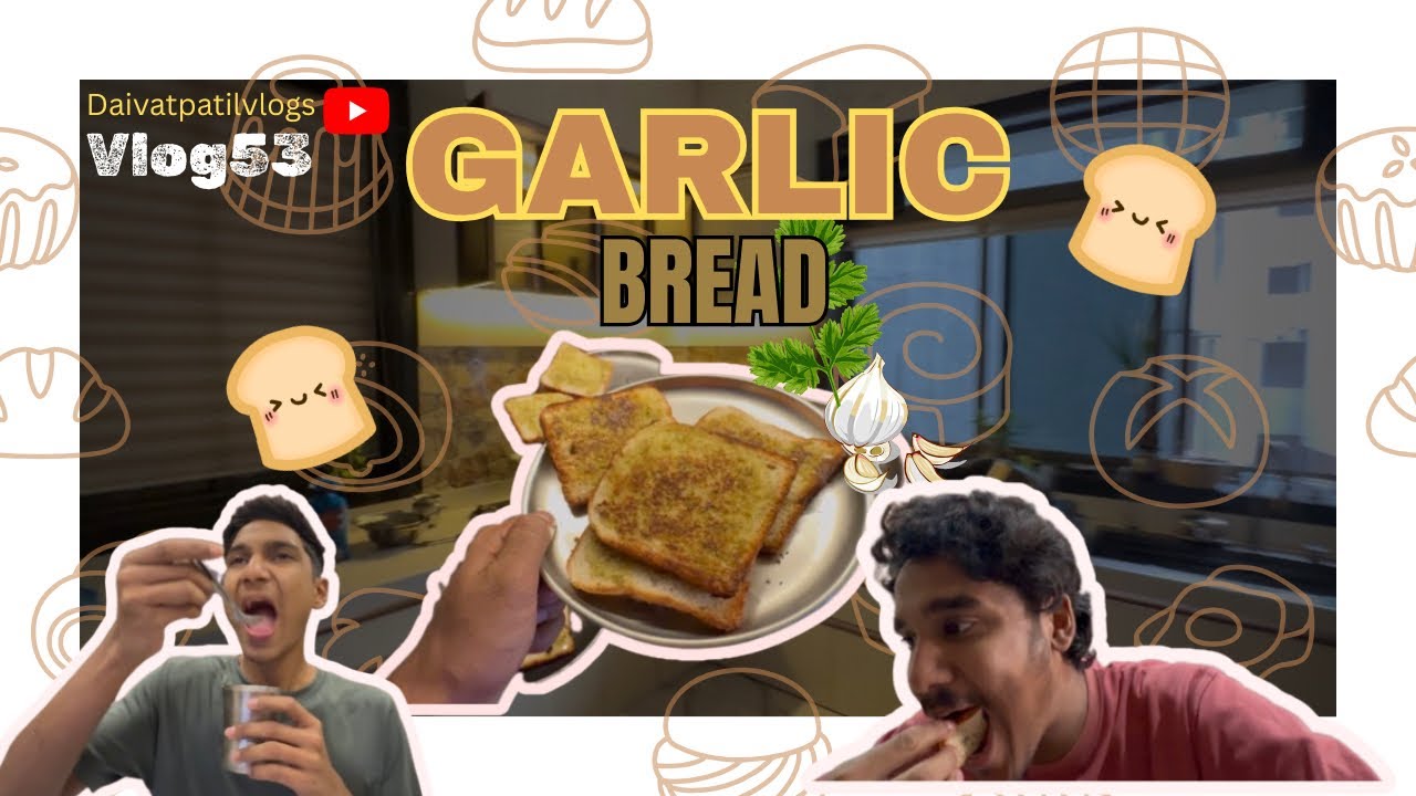 Afternoon cravings ends with GARLIC BREAD vlog#53 |daivatpatilvlogs|❤️