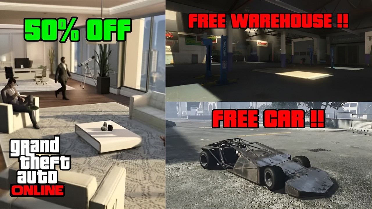 FREE Ramp Buggy + FREE Vehicle Warehouse! 50% Off Executive Offices | GTA Online