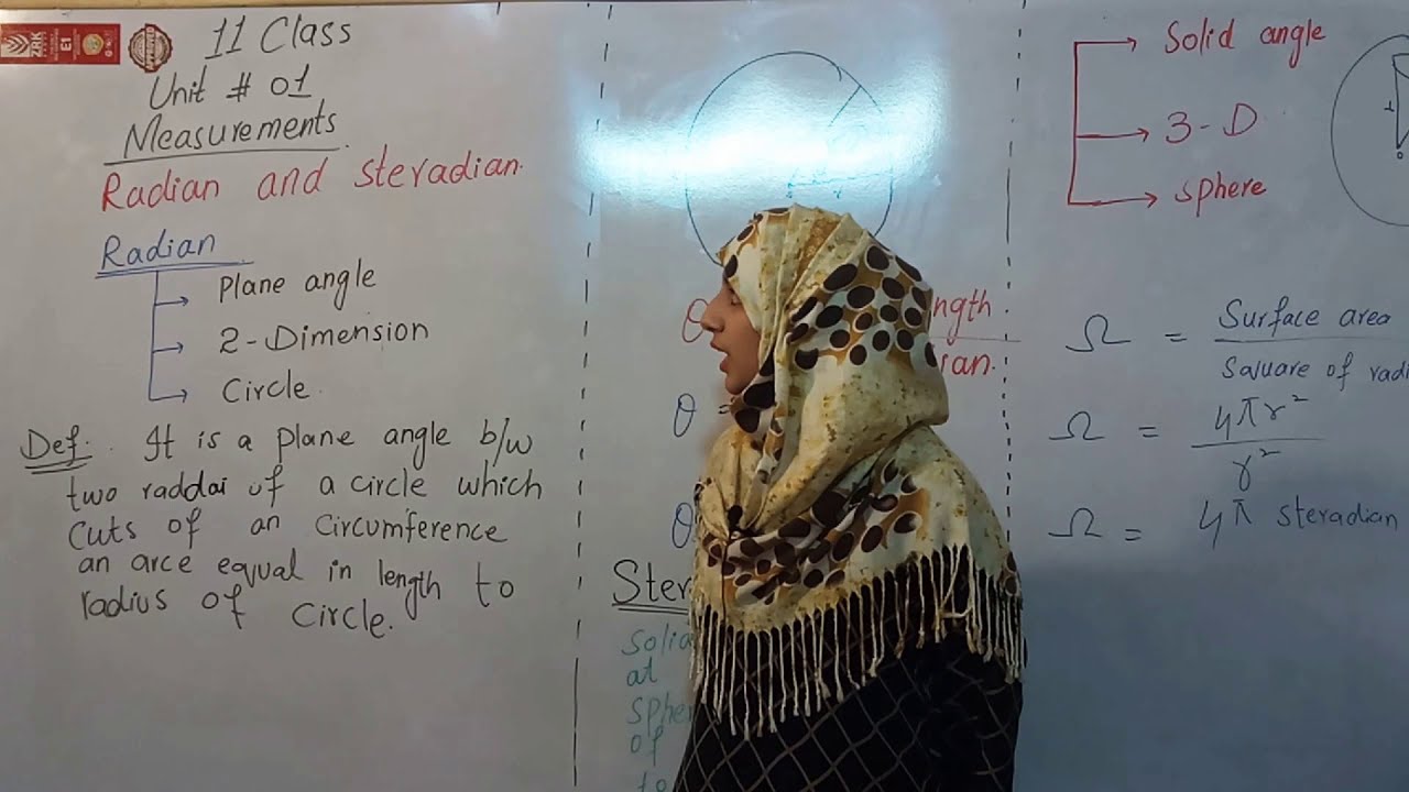 #Radian and steradian# ch #01 11class physics #lecture 4#