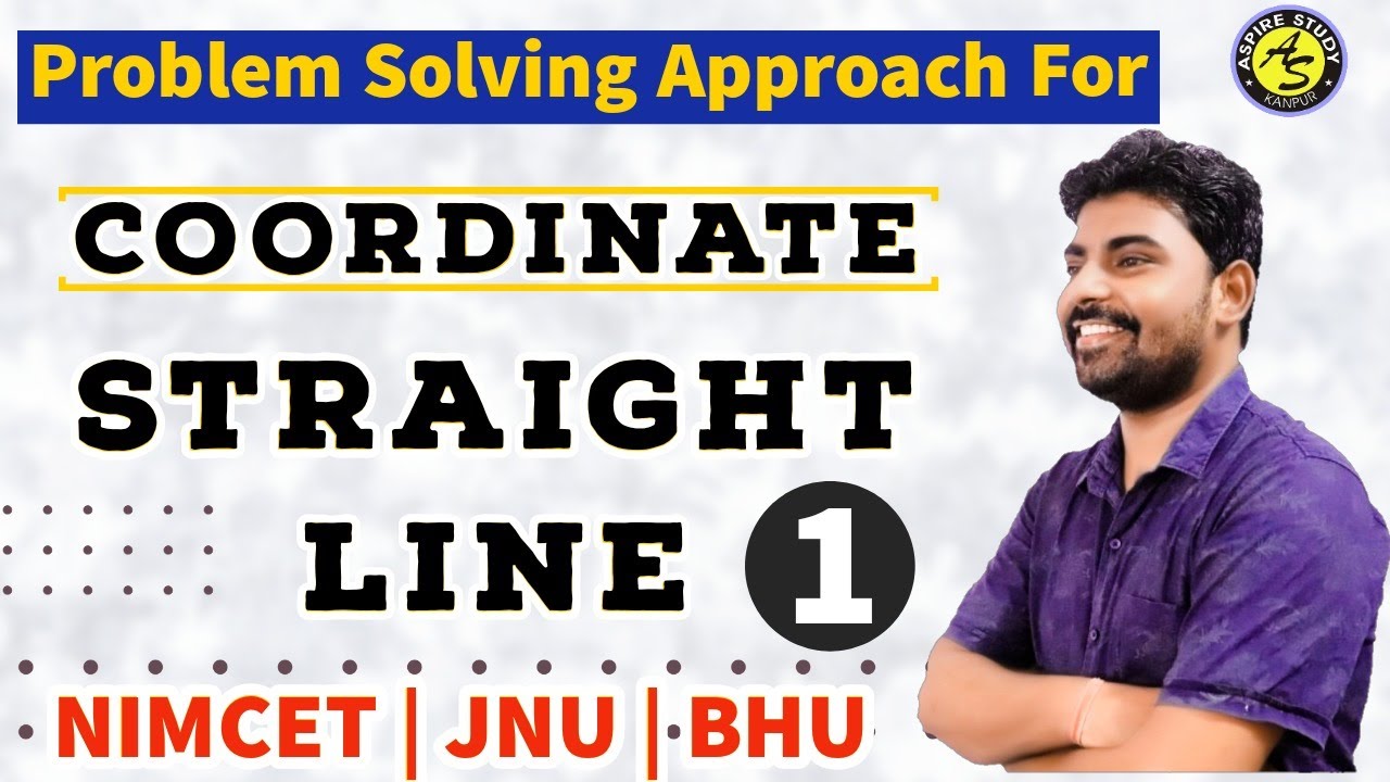 NIMCET - Coordinate (Straight Line) - 01 | By MCA Coaching Aspire Study