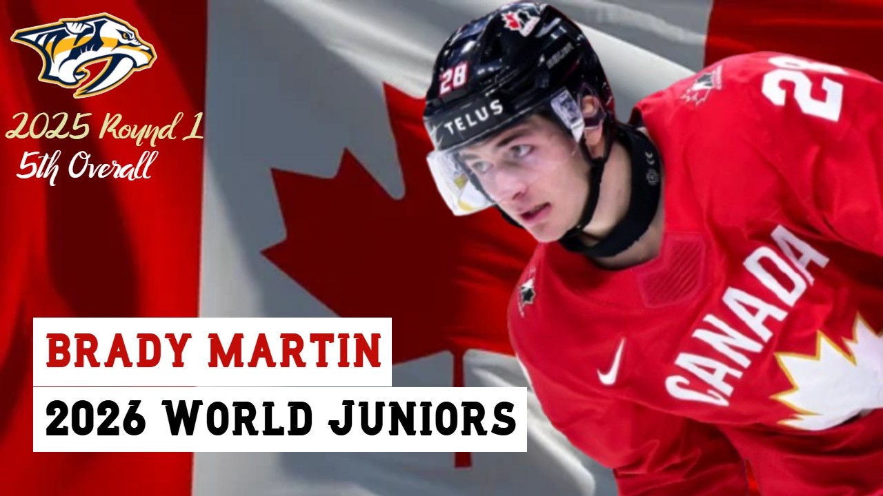 Brady Martin (#28) WJC Highlights 2026