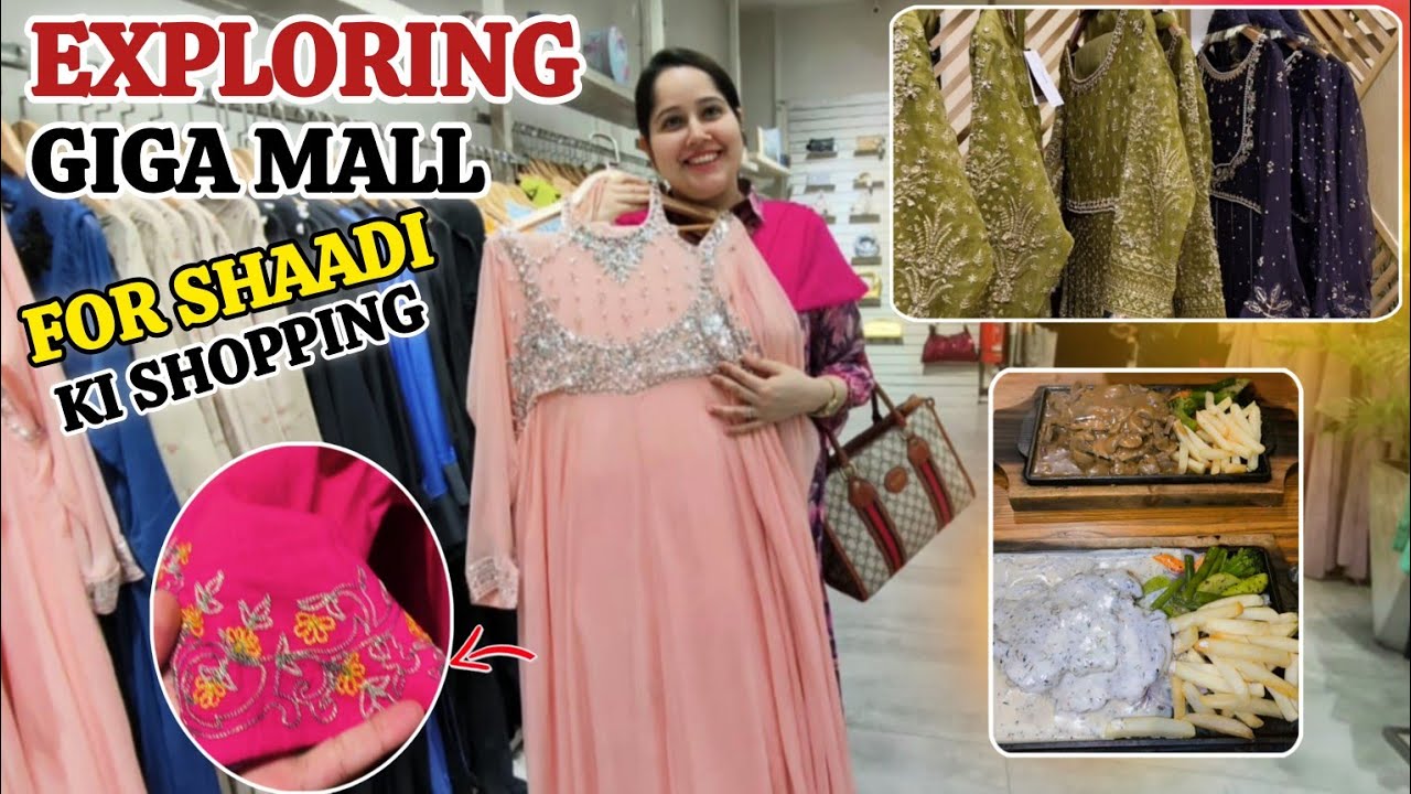 Went Giga mall for Shaadi ki shopping || Visiting market for dresses ideas