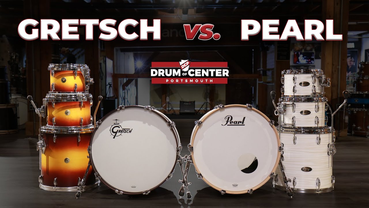 Gretsch USA Custom против Pearl Masters Maple Gum